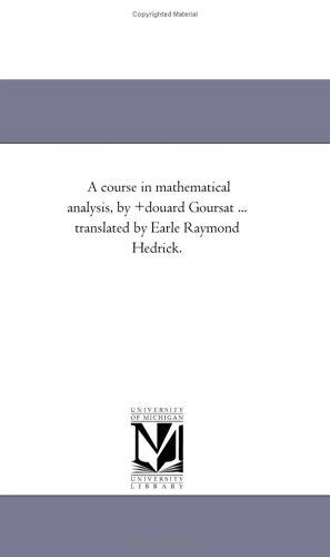 A Course in Mathematical Analysis