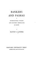 Bankers and Pashas