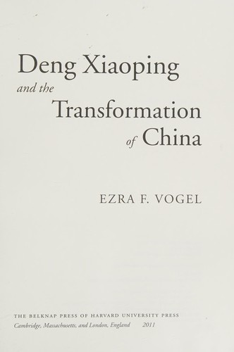 Deng Xiaoping and the Transformation of China