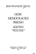How Democracies Perish