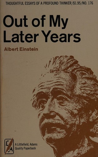 Out of My Later Years