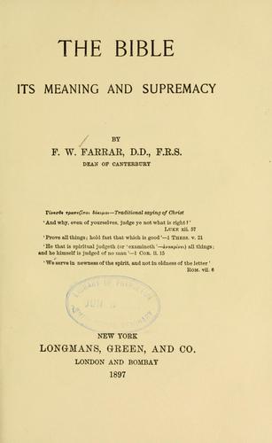 The Meaning of Human Existence