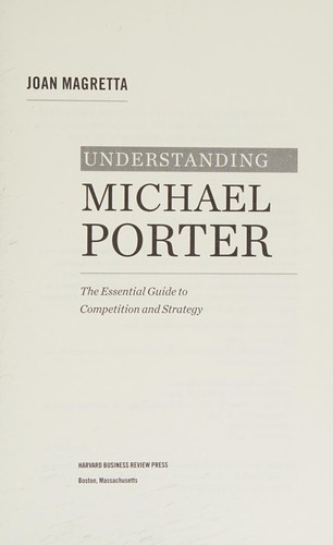 Understanding Michael Porter